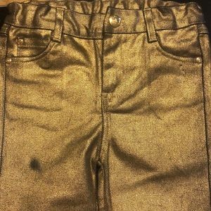 Juicy Couture Gold skinny jeans 18/24mths